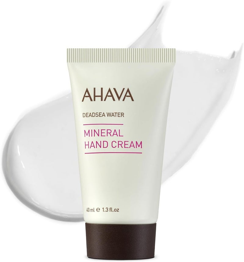 AHAVA Dead Sea Mineral Hand Cream - Travel Size, 1.3 Fl Oz (40 ML)